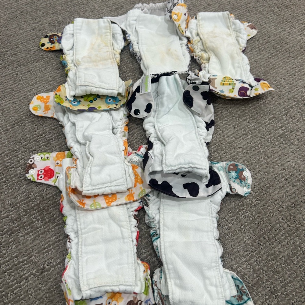 Colorful Animal and Pattern Diaper Covers Set - Picture 2 of 2